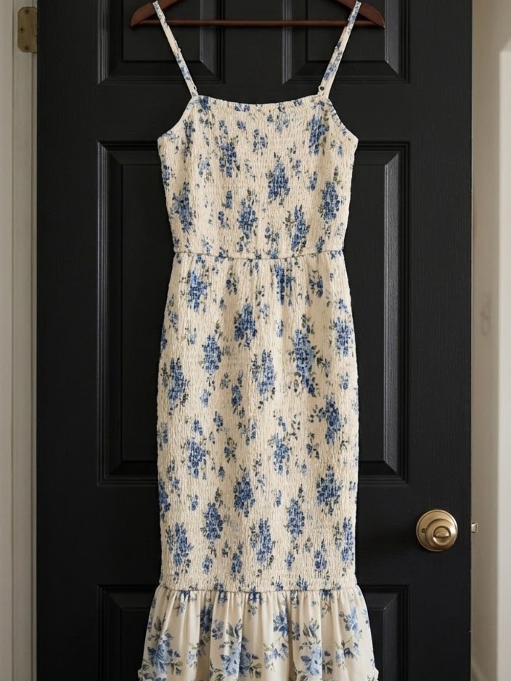 No Boundaries Floral Stretchy Cottagecore Sundress L nwt
